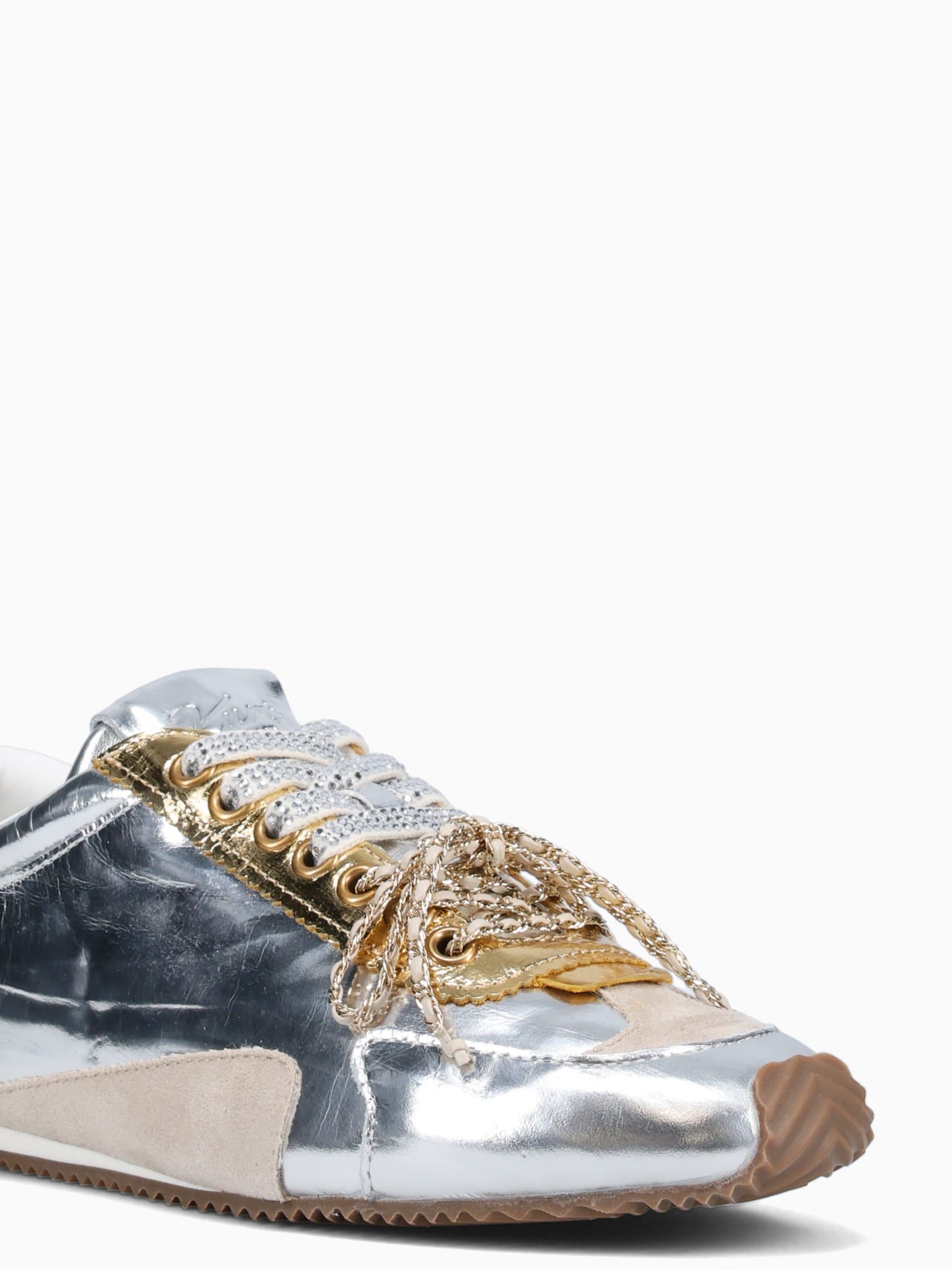 Islington Sneaker Metallic Milti Leather Silver / 5 / M