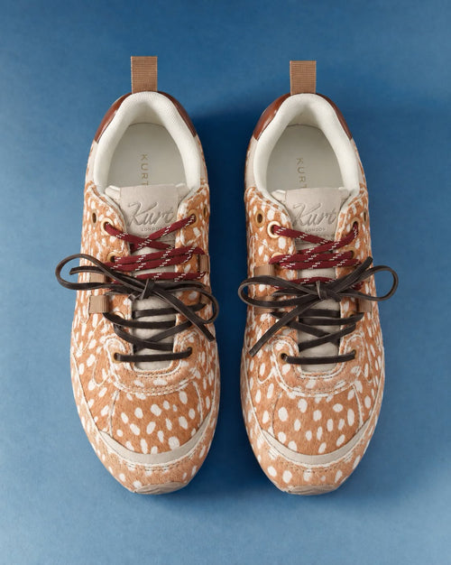K Slim Runner Camel Leather
