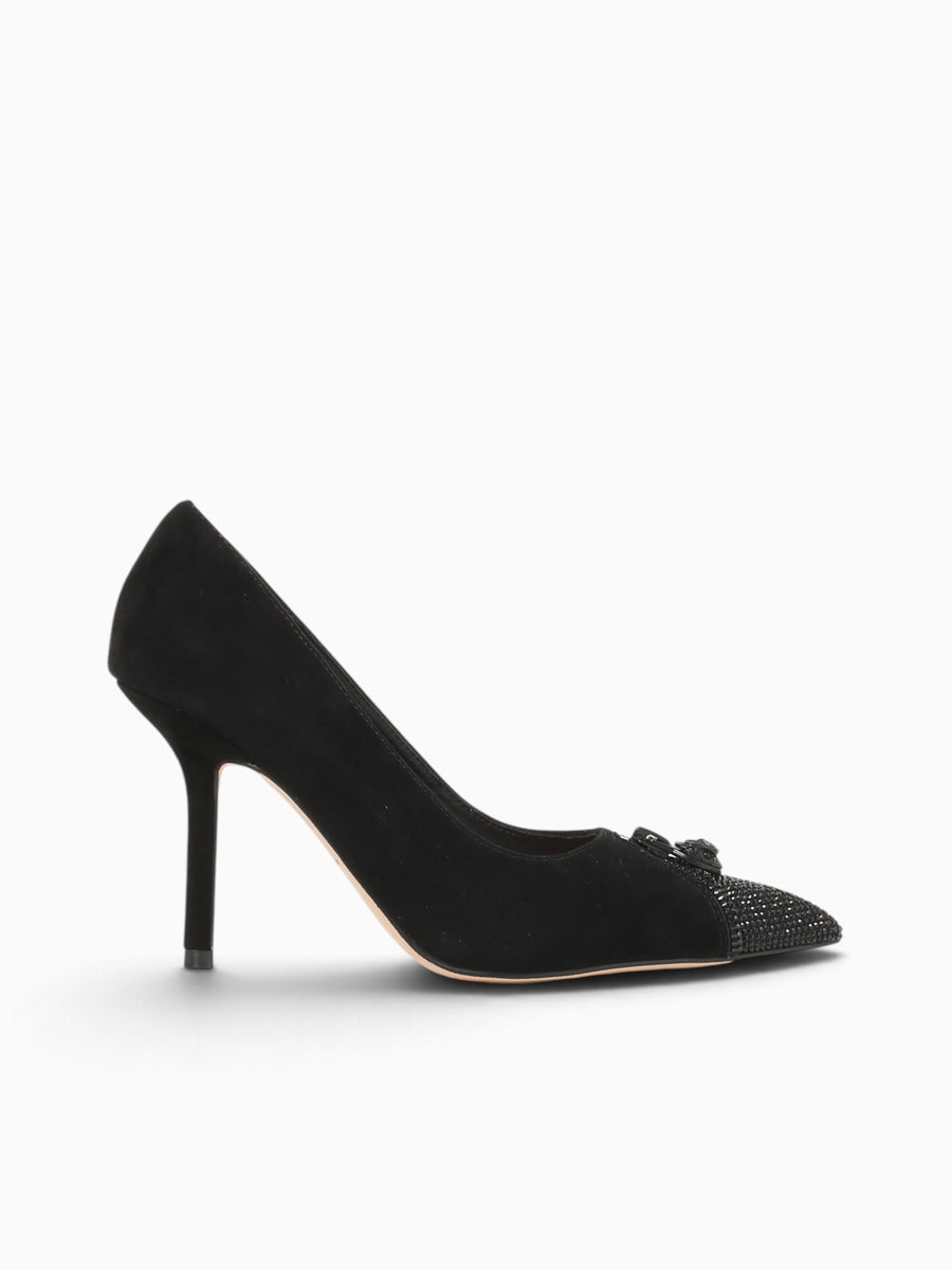 Zip Court Black Suede Black / 5 / M