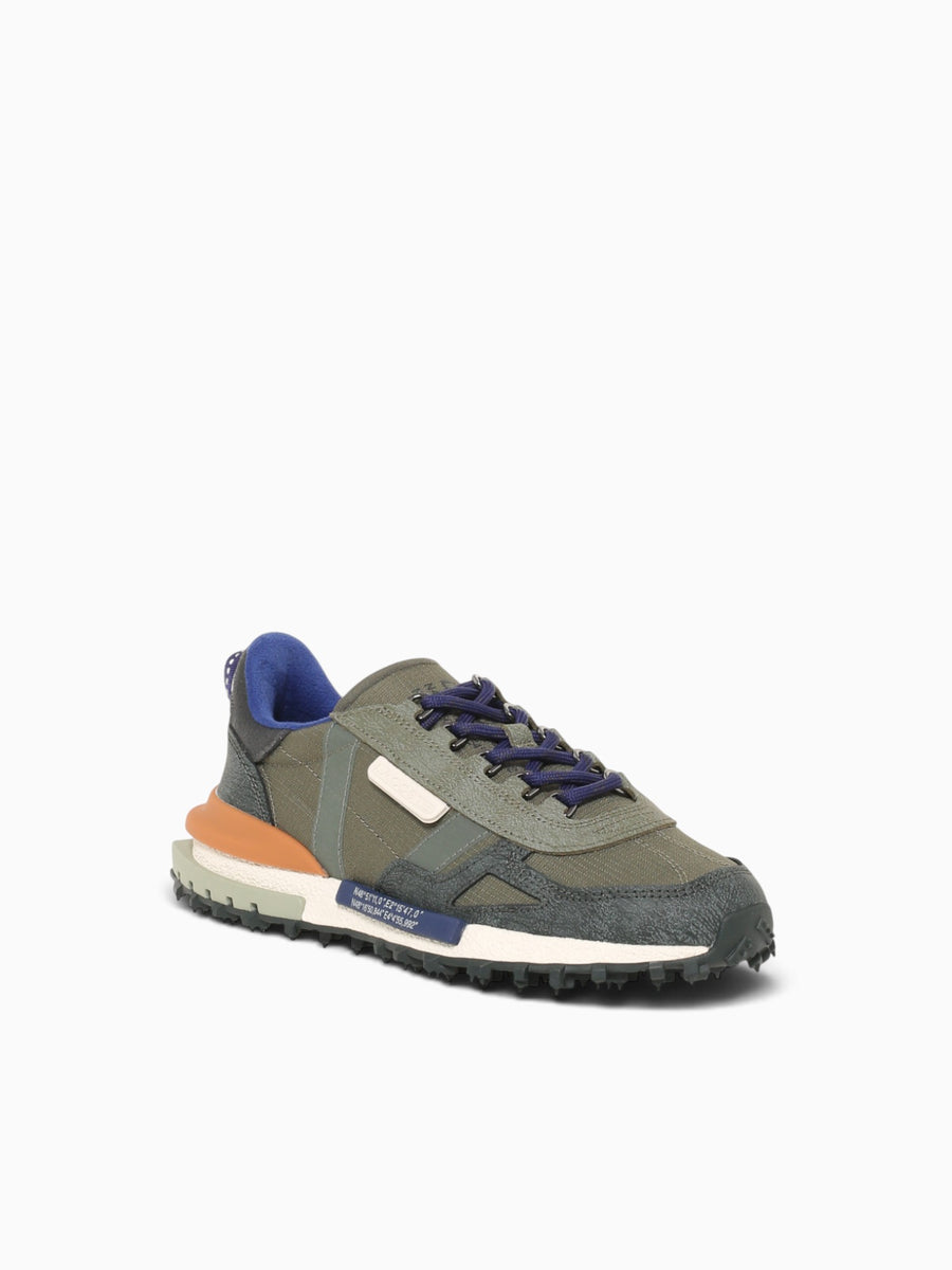 Elite Active Kha Dk.grey leather Mesh Green / 7 / M