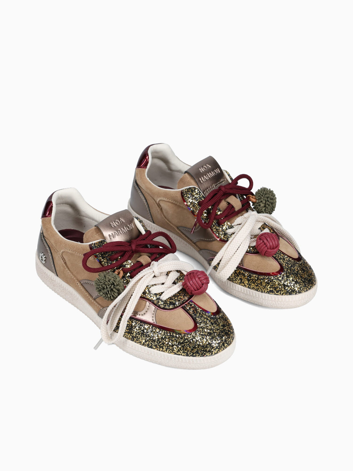 Ten Multi Beige Glitter Suede Beige / 35 / M