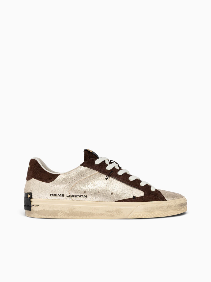 Deconstructed Gold Darkbrown leather Sue Gold / 35 / M