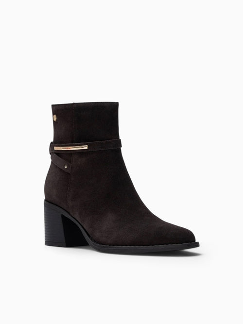 Carolann Marron Suede Dark Brown / 5 / M