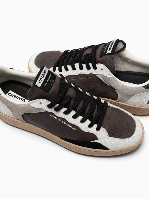 Chelsea Dk.brown White nubuck Leather White Multi / 40 / M