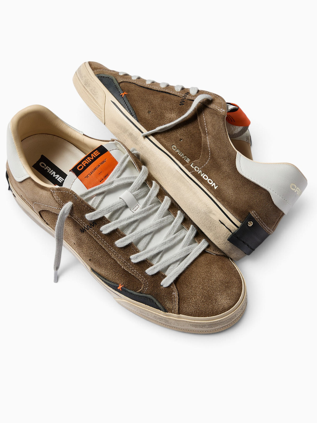 Deconstructed Brown Black suede Brown / 40 / M