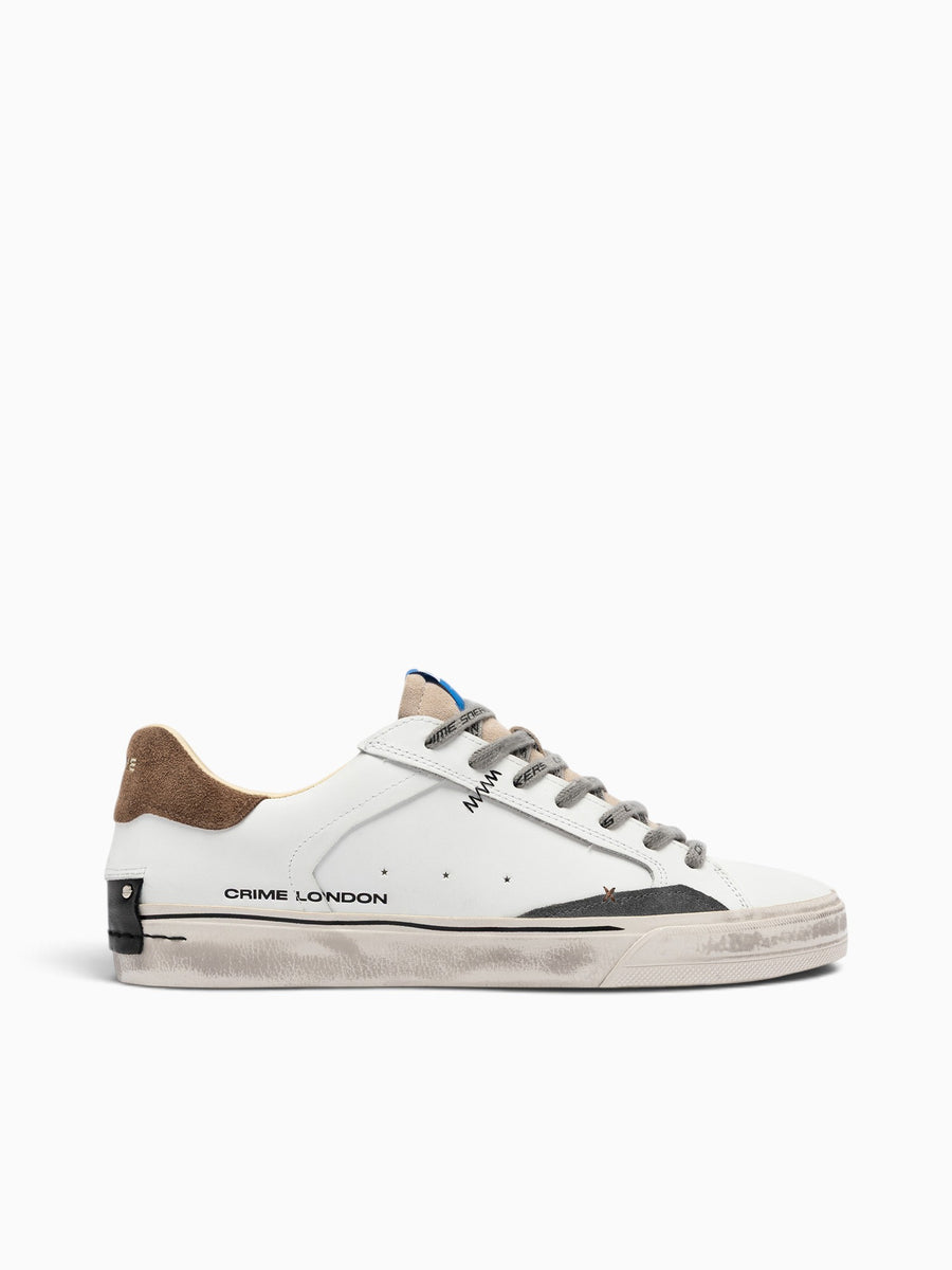 Deconstructed White Beige Brown lea Sde White / 40 / M