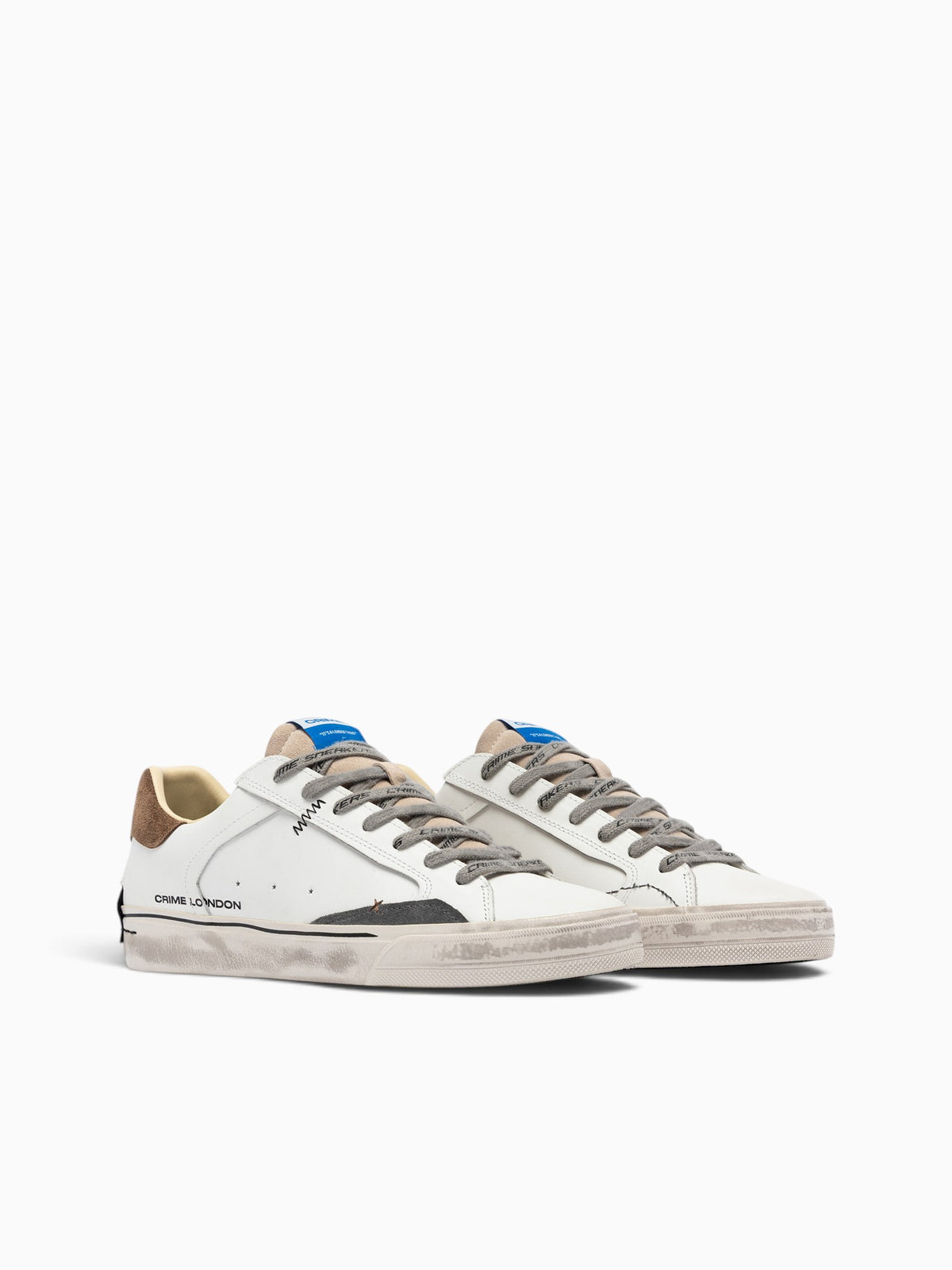 Deconstructed White Beige Brown lea Sde White / 40 / M