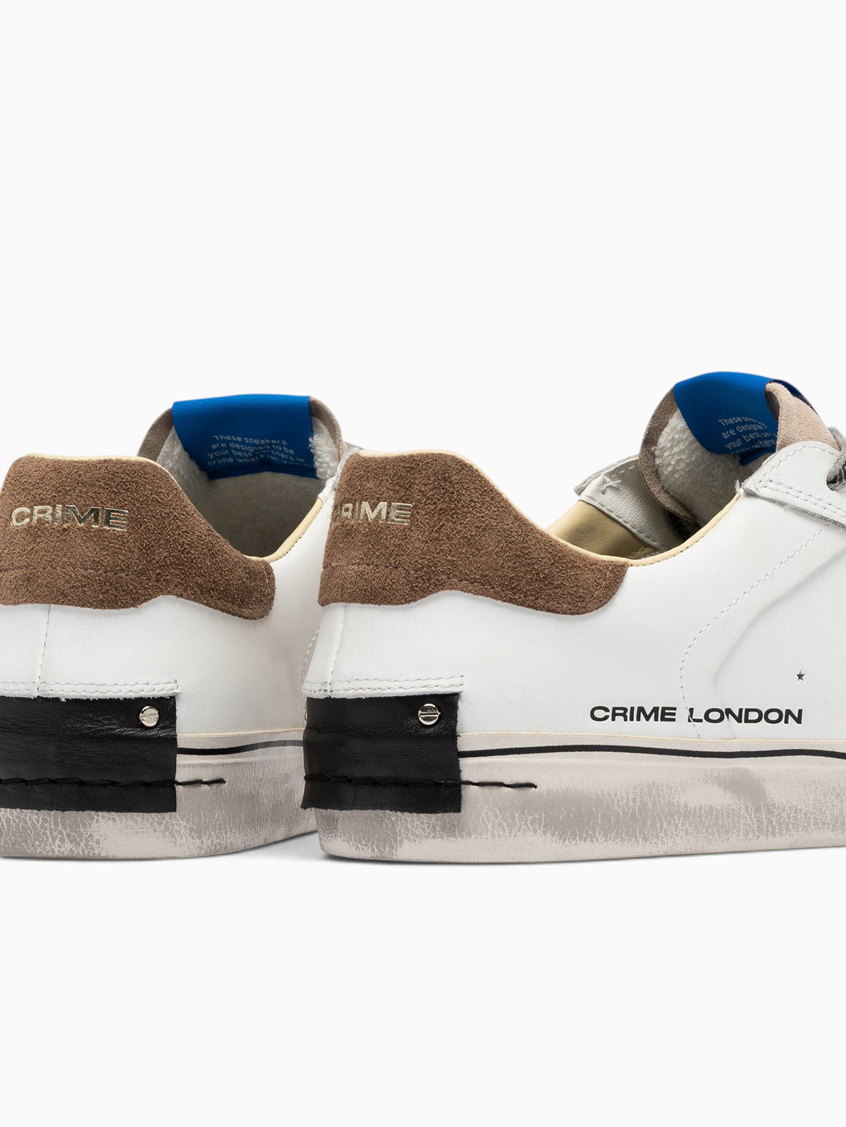 Deconstructed White Beige Brown lea Sde White / 40 / M