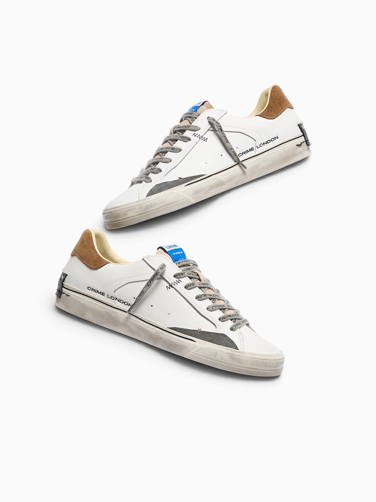 Deconstructed White Beige Brown lea Sde White / 40 / M