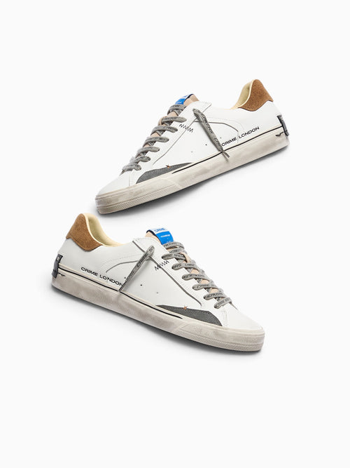 Deconstructed White Beige Brown lea Sde White / 40 / M