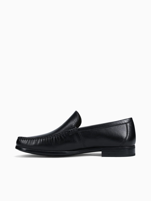 Dress Moc Moccasin Black Sheep Leather Black / 41 / M