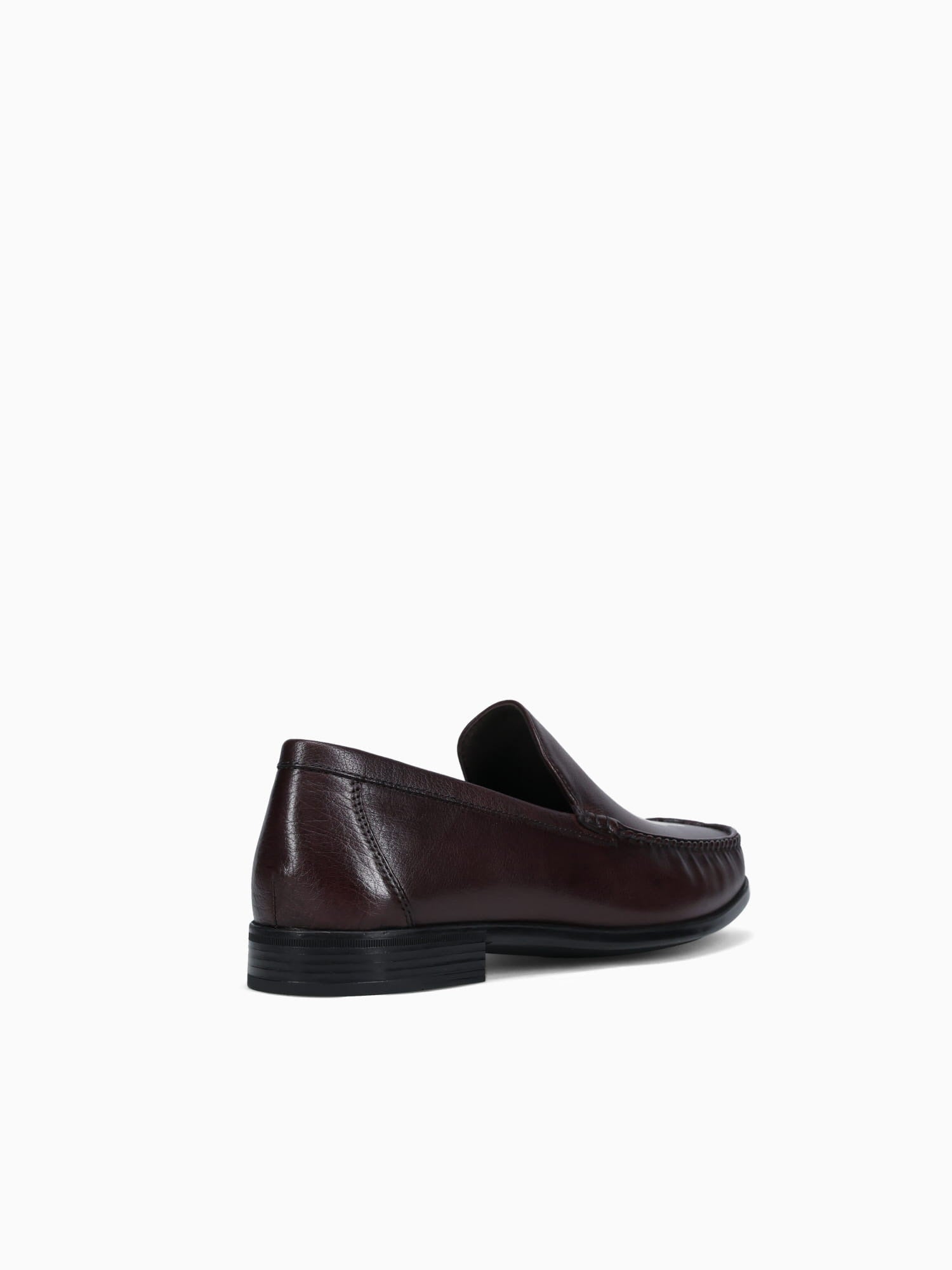 Dress Moc Moccasin Fudge Calf Leather Dark Brown / 41 / M