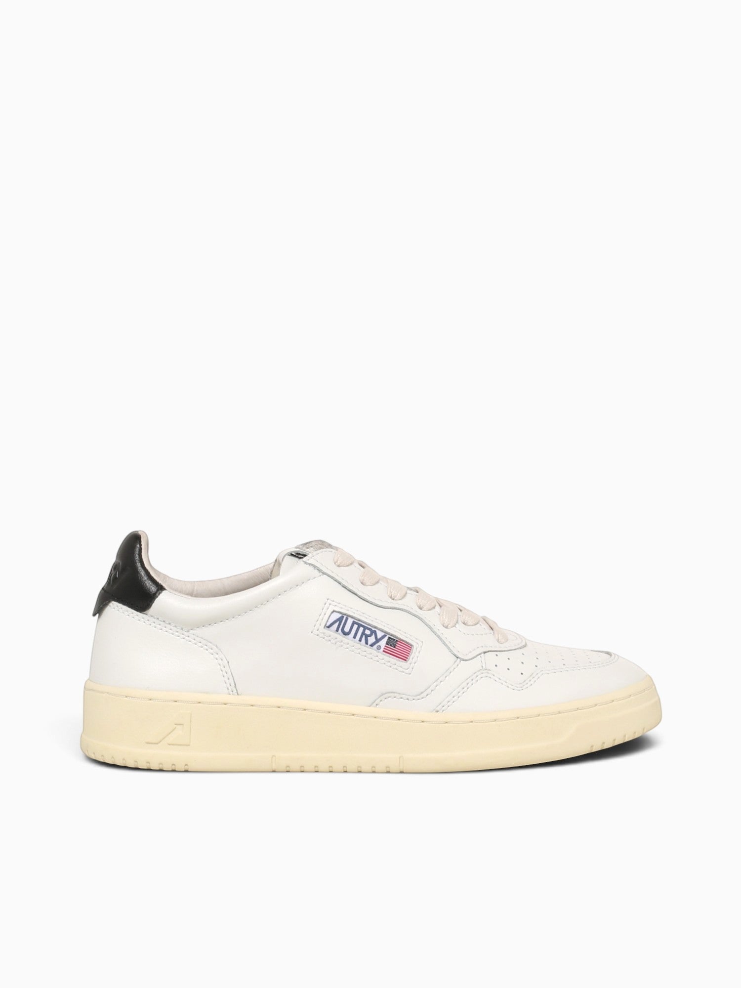 Medalist Low White Black leather White Multi / 40 / M