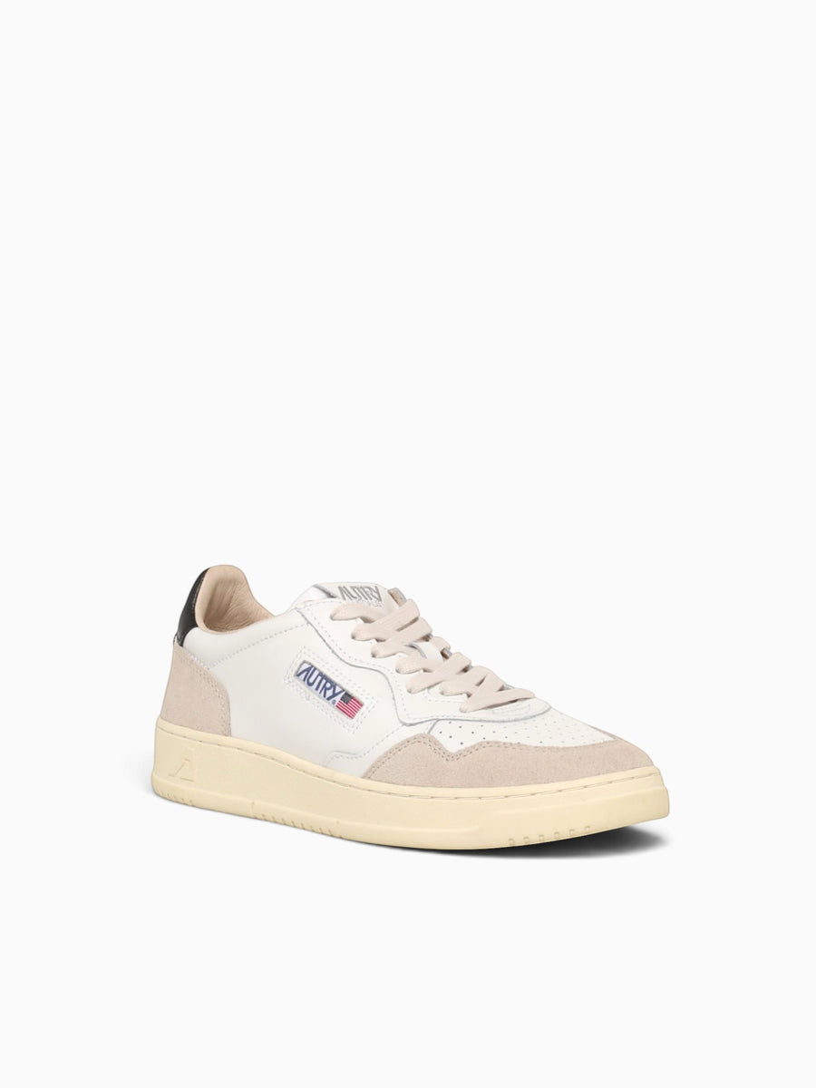 Medalist Low White Black leather Sde White Multi / 40 / M