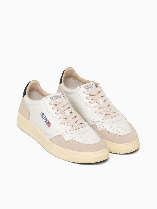 Medalist Low White Black leather Sde White Multi / 40 / M