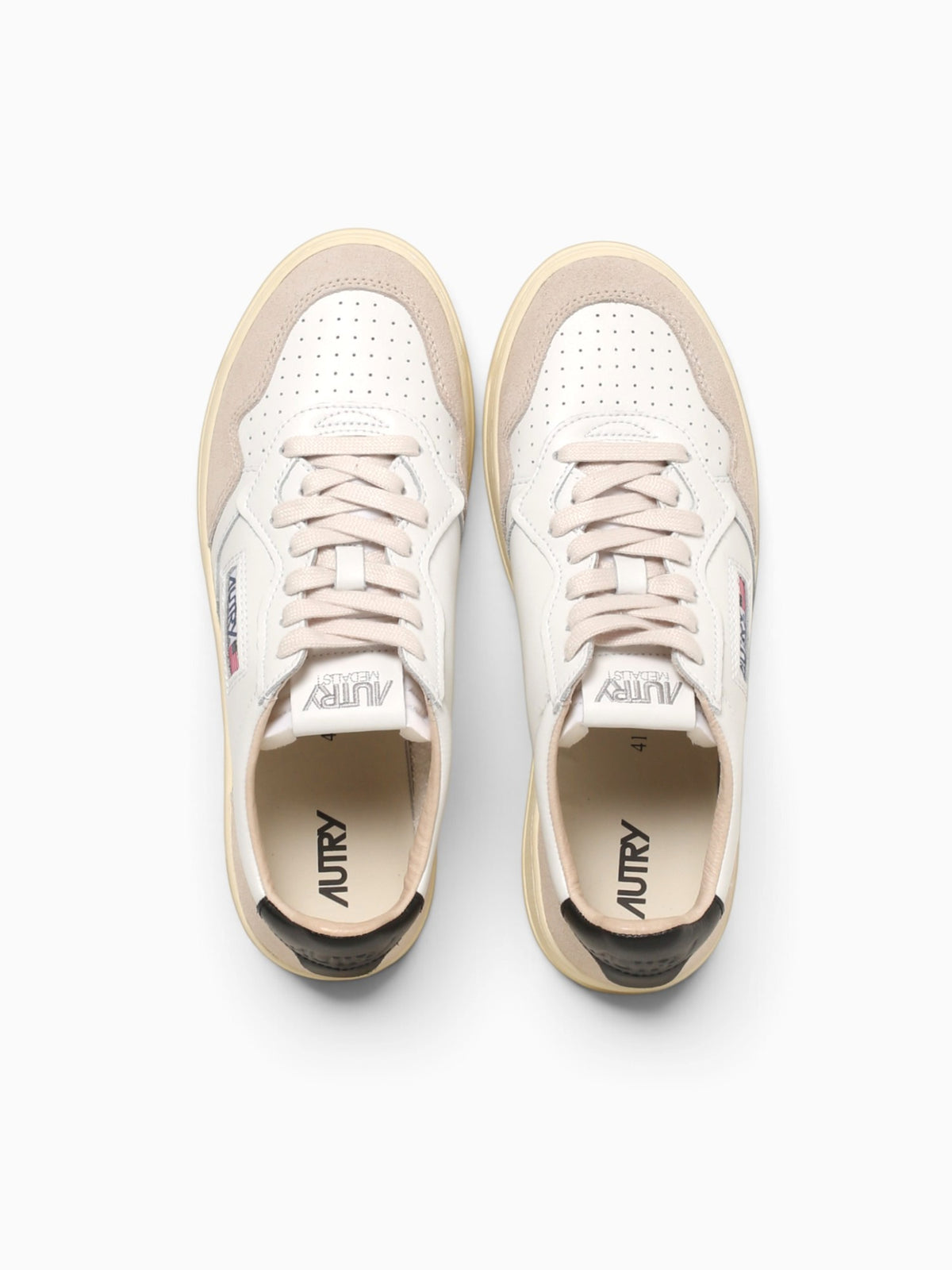 Medalist Low White Black leather Sde White Multi / 40 / M