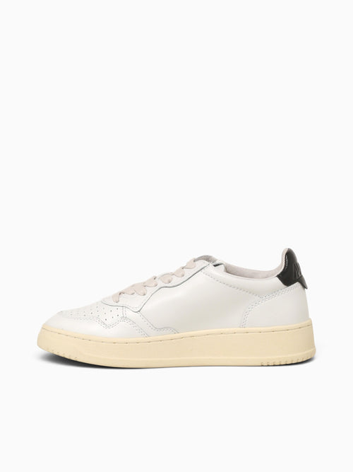 Medalist Low White Black leather White Multi / 36 / M
