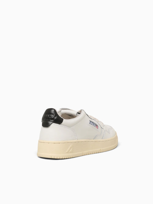 Medalist Low White Black leather White Multi / 36 / M