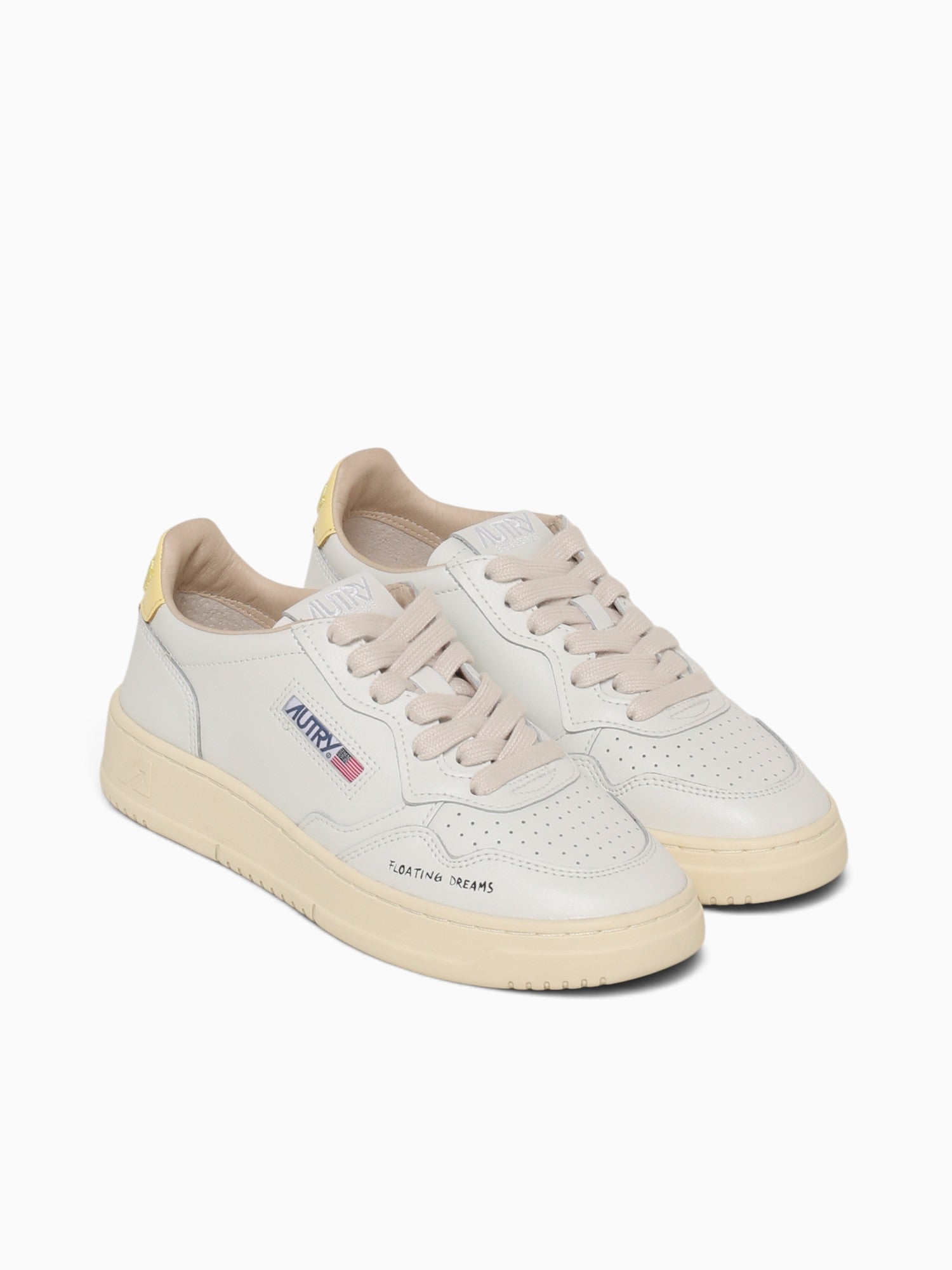 Medalist Low White Lemon mer leather White Multi / 36 / M