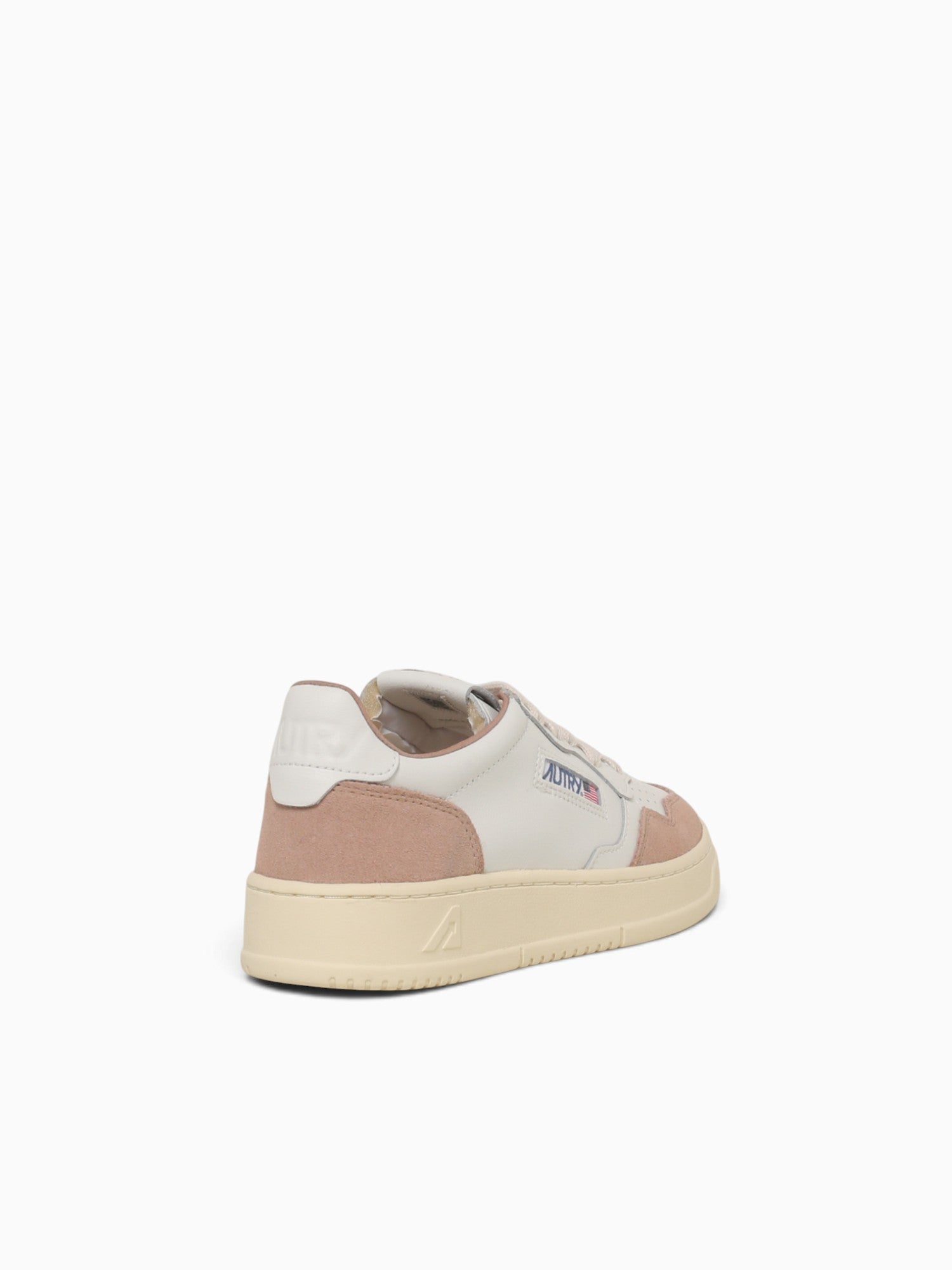 Medalist Low White Rose camel lea Sde White Multi / 36 / M