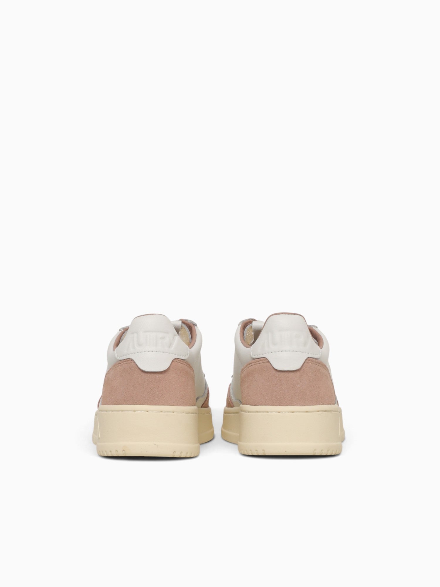 Medalist Low White Rose camel lea Sde White Multi / 36 / M
