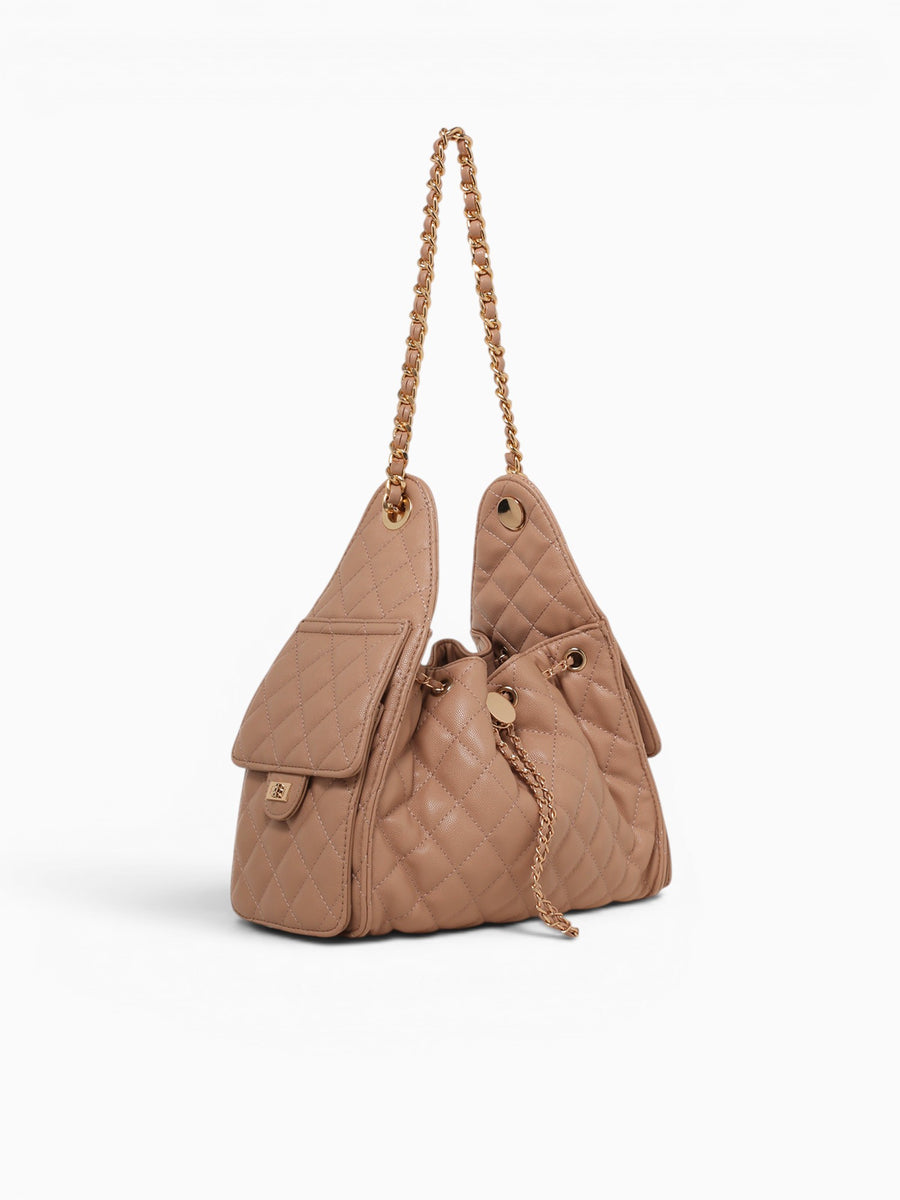 Amelie Shoulder Bag Beige Beige