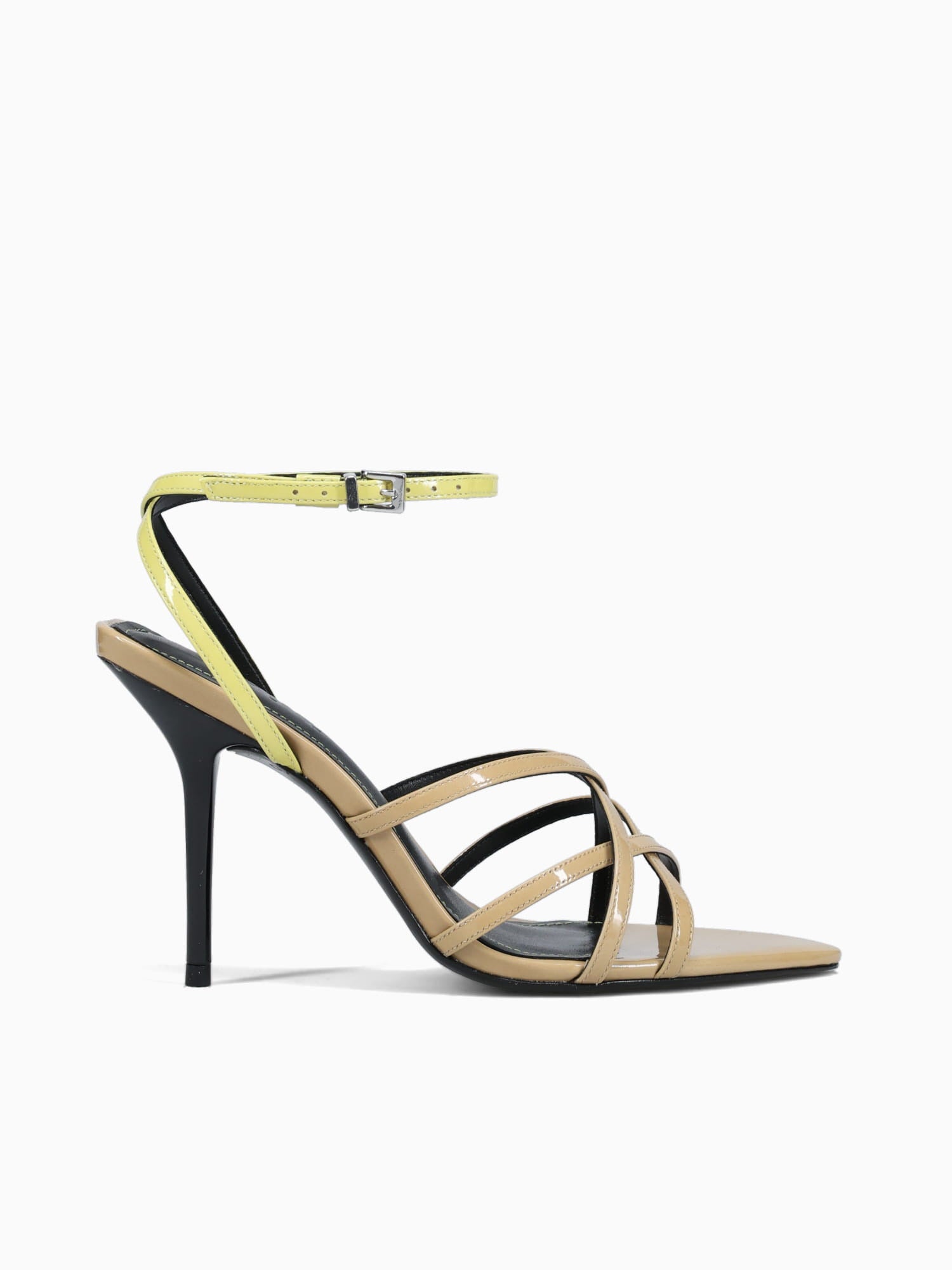 Sharon Ecru Olive Sunny line patent Beige Multi / 5 / M