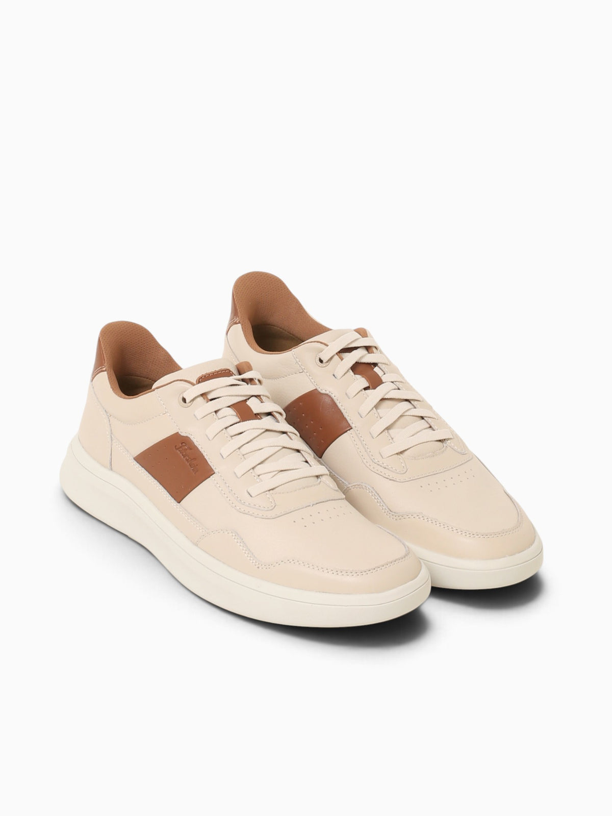 Crosstour Casual Lace Up Cream Cognac Natural / 7 / M