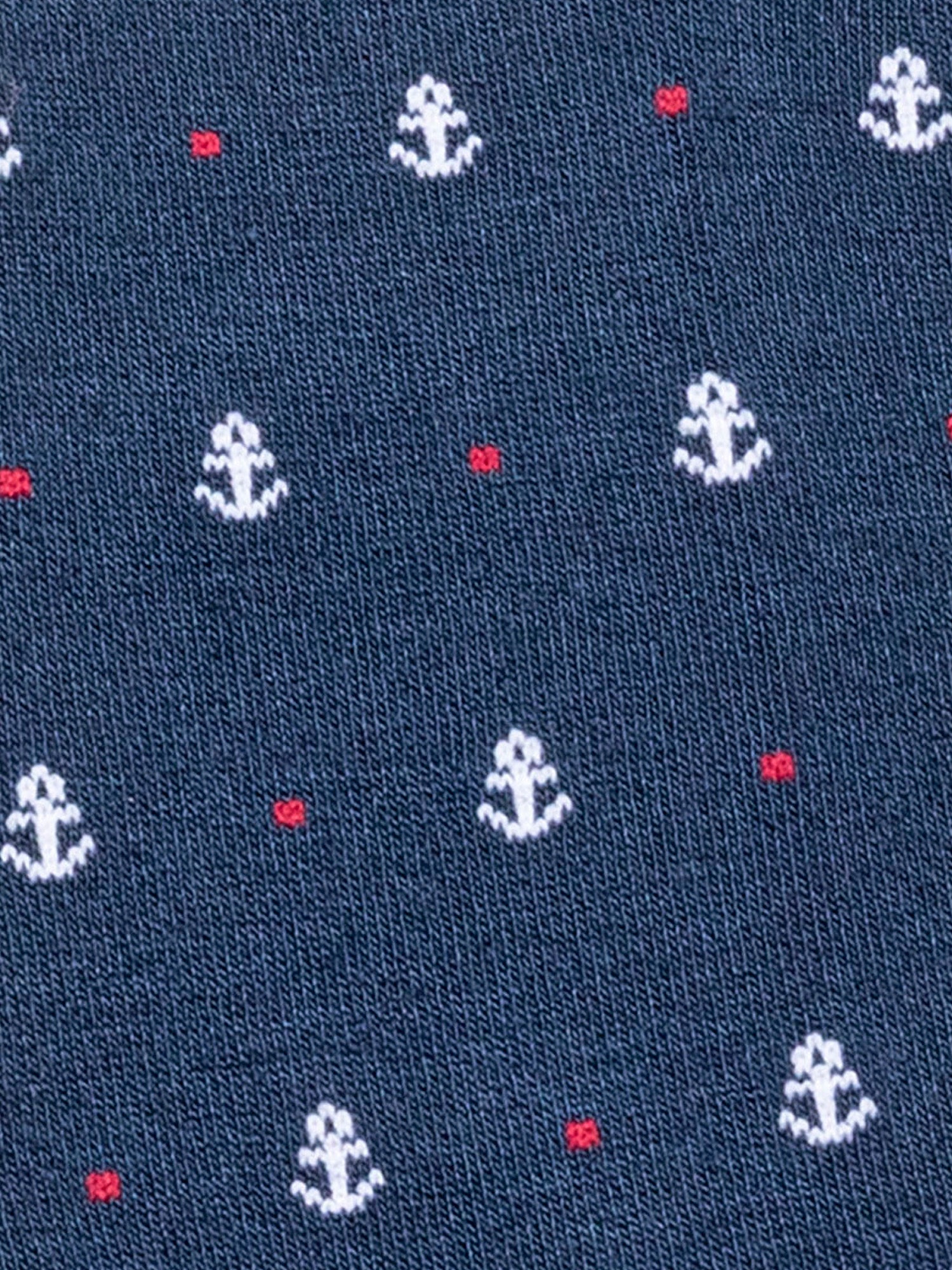 Anchors Navy Cotton Poly Navy