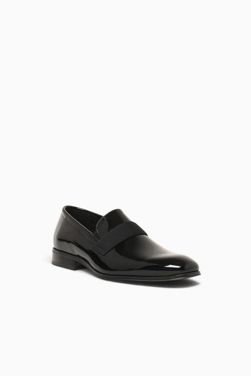 Tux Plain Toe Strap Black Patent Black / 7 / M