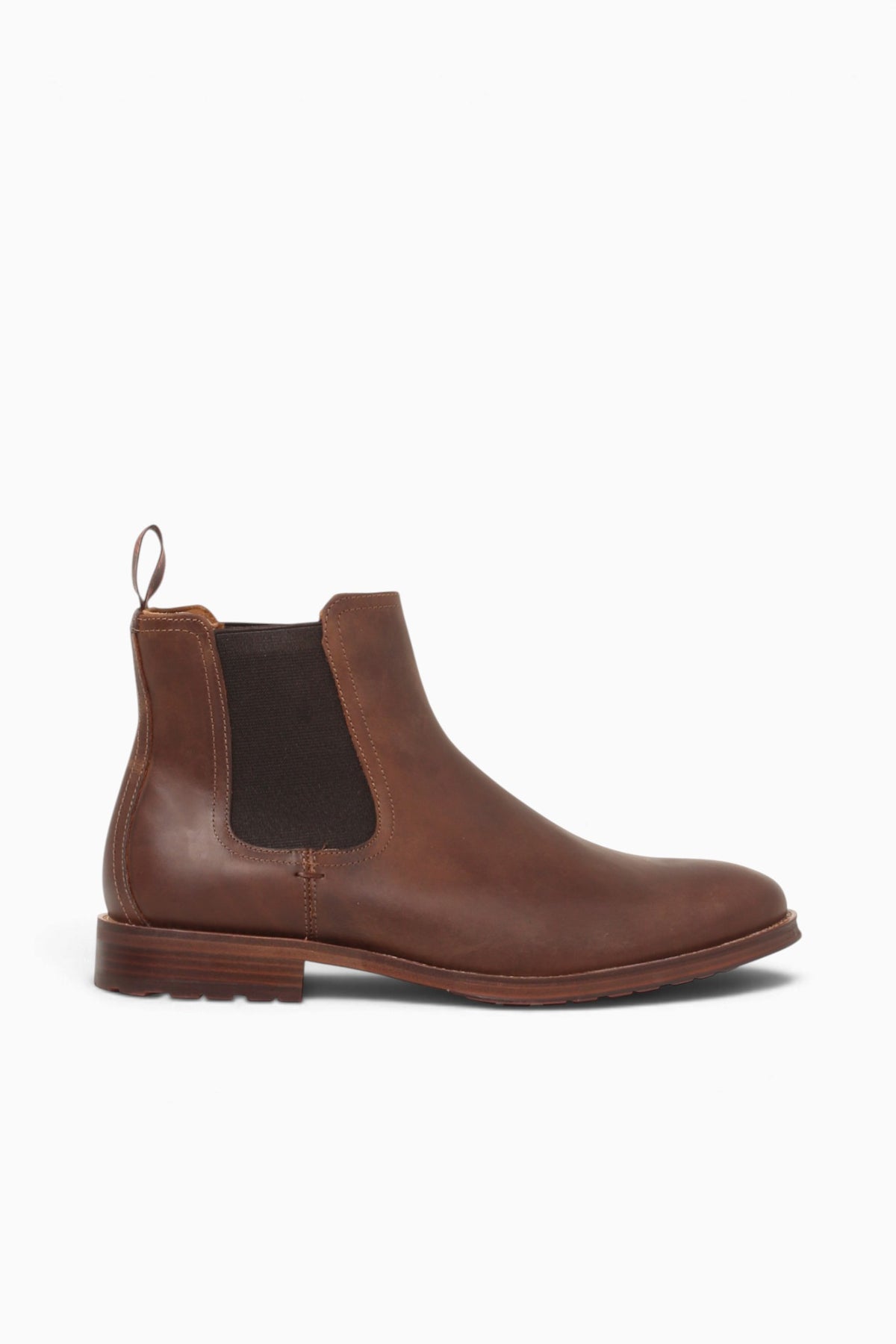 Rucci Lug Plain Toe Chelsea Brown Crazy Brown / 7 / M