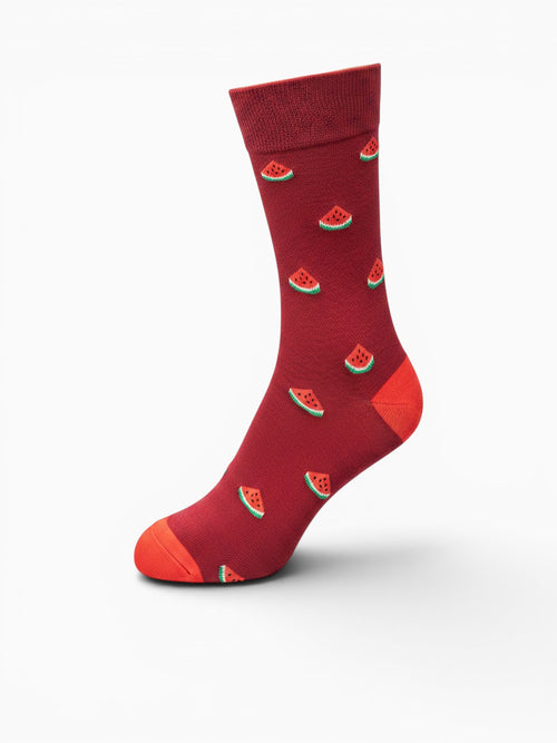Watermelon Red Cotton Poly Red