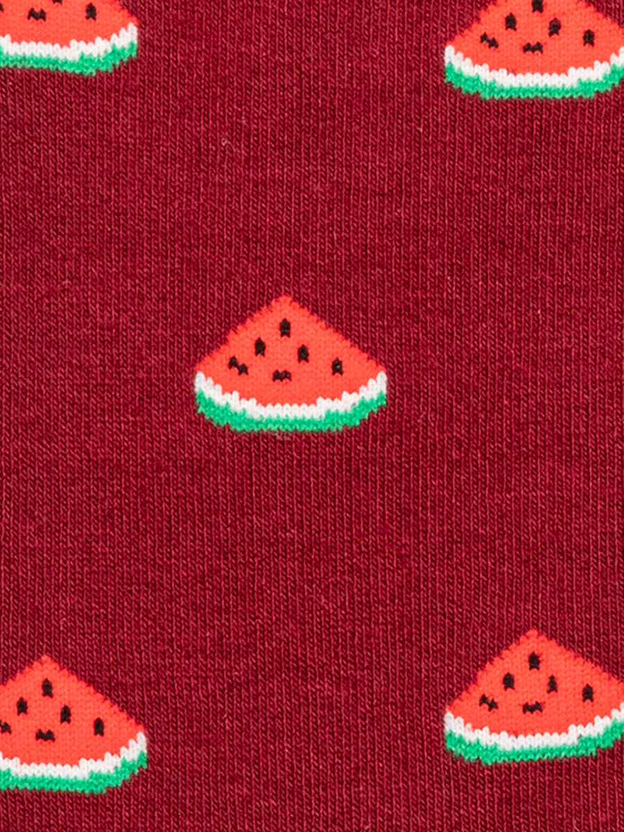 Watermelon Red Cotton Poly Red