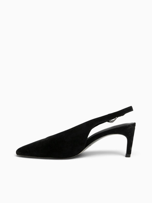 Lucia Black Suede Black / 5 / M