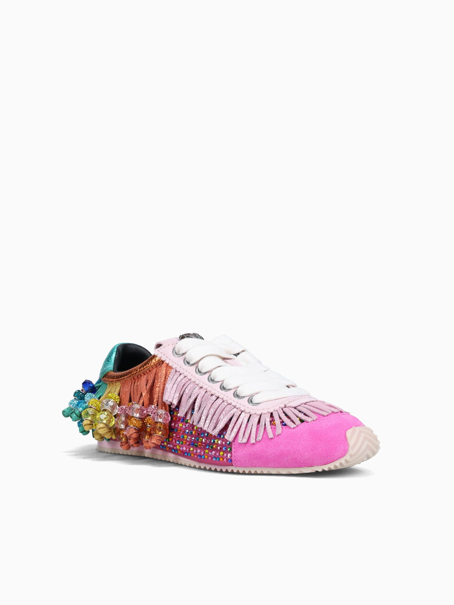 Islington Fringe Fusicia Combo Lea Sde Pink Multi / 5 / M