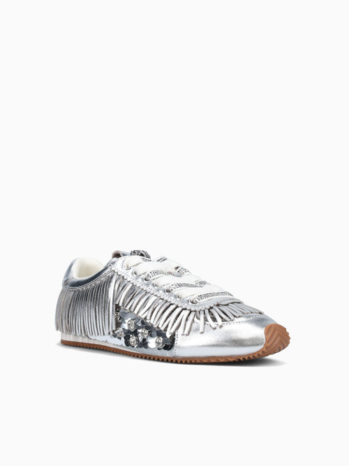 Islington Fringe Silver Leather Silver / 5 / M