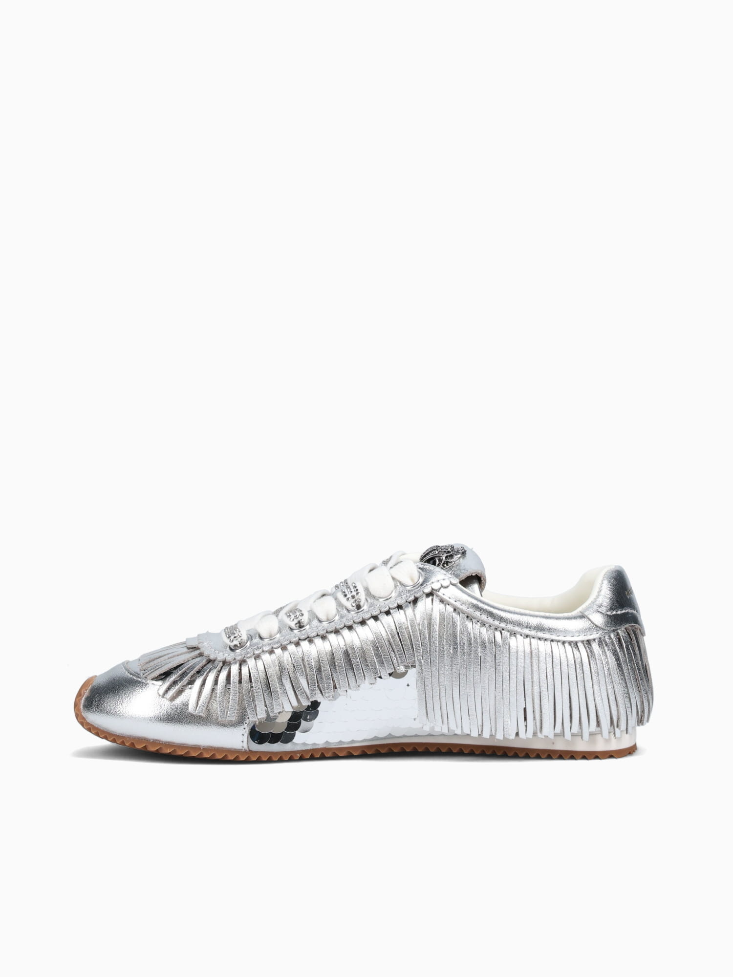 Islington Fringe Silver Leather Silver / 5 / M