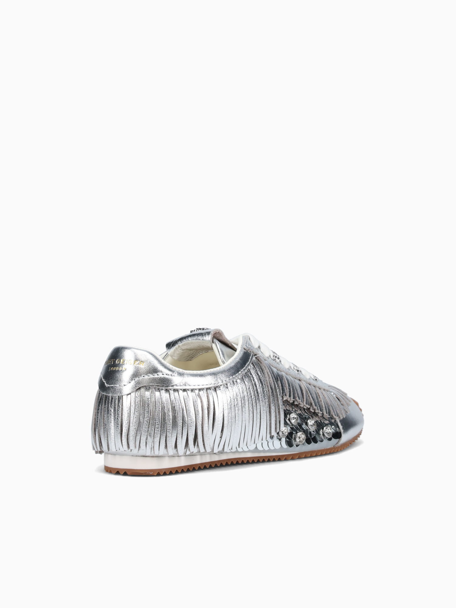 Islington Fringe Silver Leather Silver / 5 / M