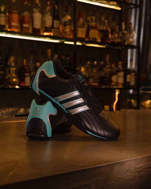 Adiracer Lo Mer Black Silver Mint leathe