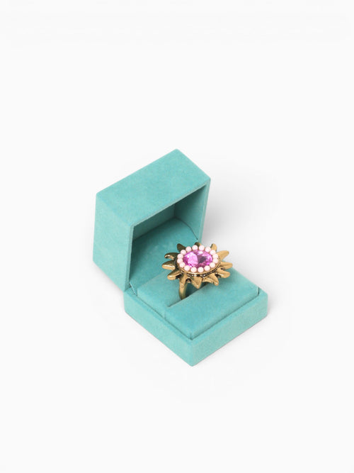 Ring Gemstone Sun Coktail Multi / 8