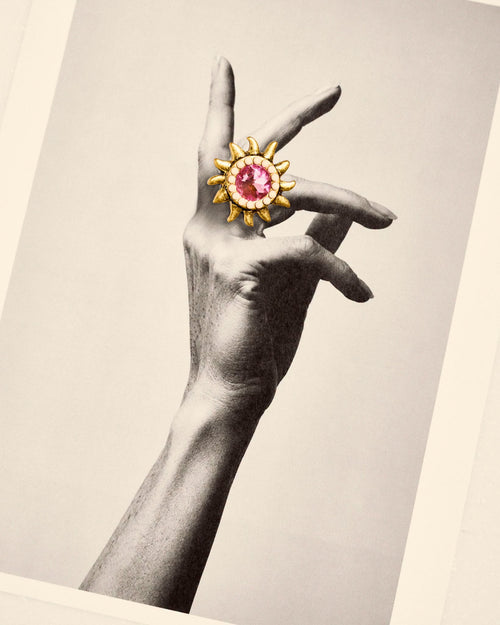 Ring Gemstone Sun Coktail