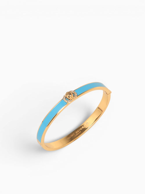 Bra Enamel Chelsea Blue Bangle Blue