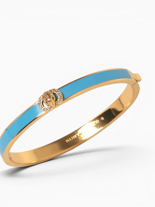 Bra Enamel Chelsea Blue Bangle Blue