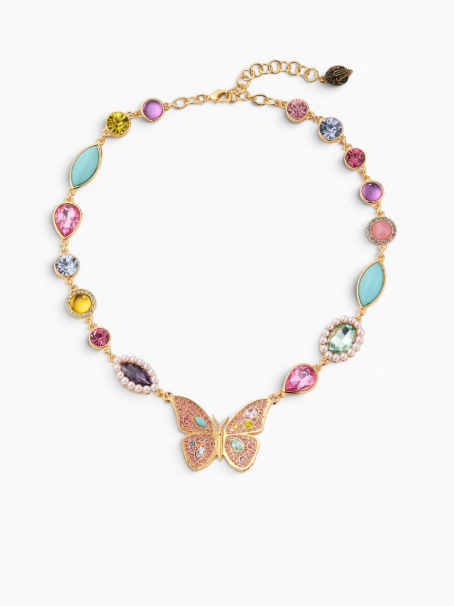 Nec Butterfly Gemstone Multi