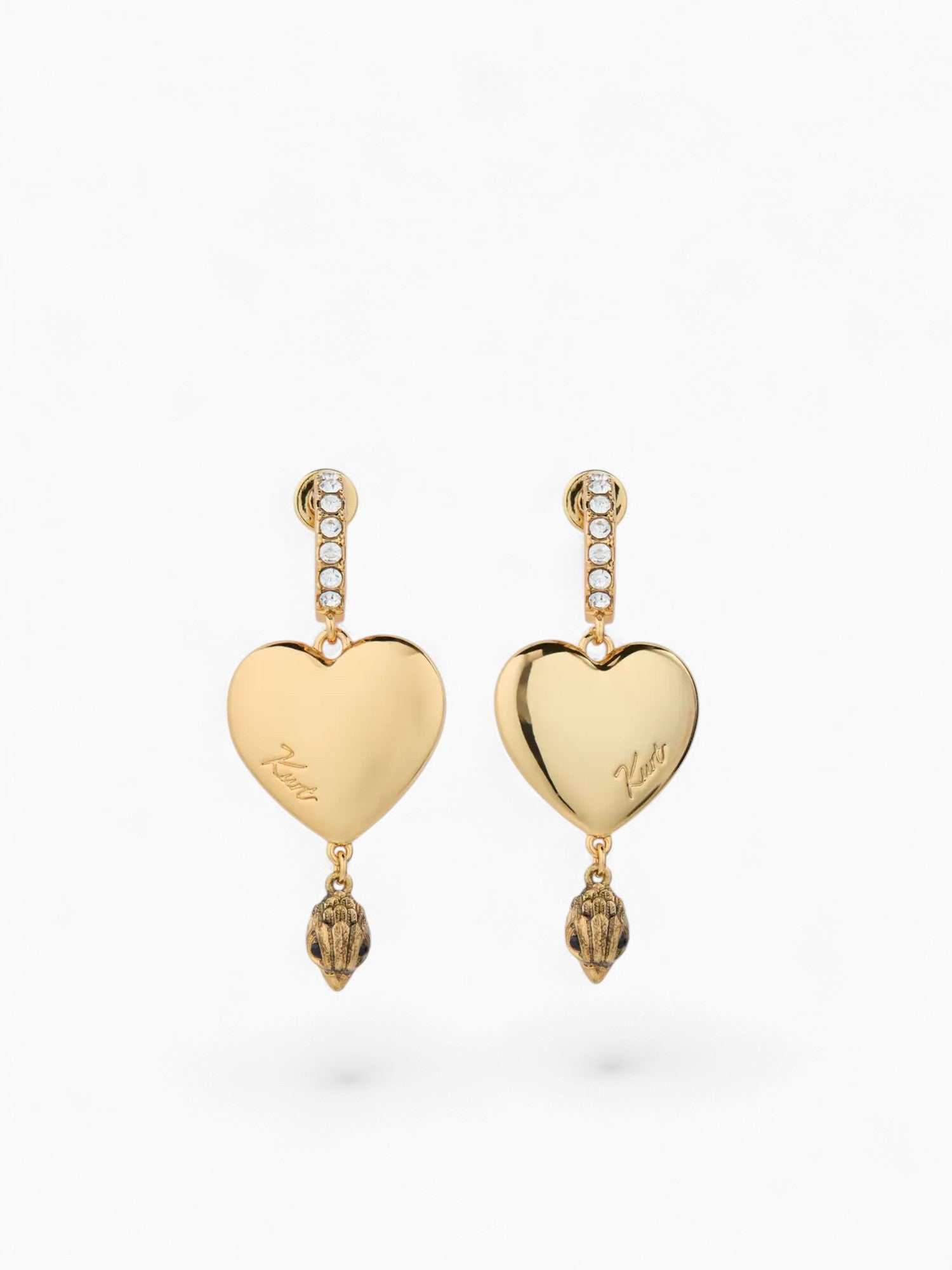 Ea Heart Eagle Drop Gold