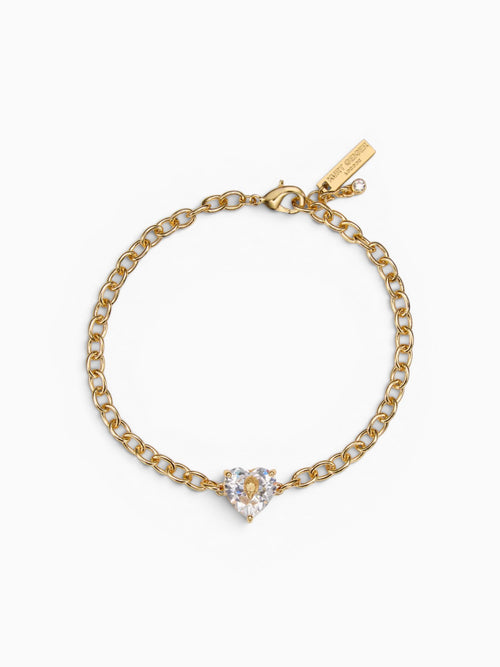 Bra Crystal Heart Flex Gold