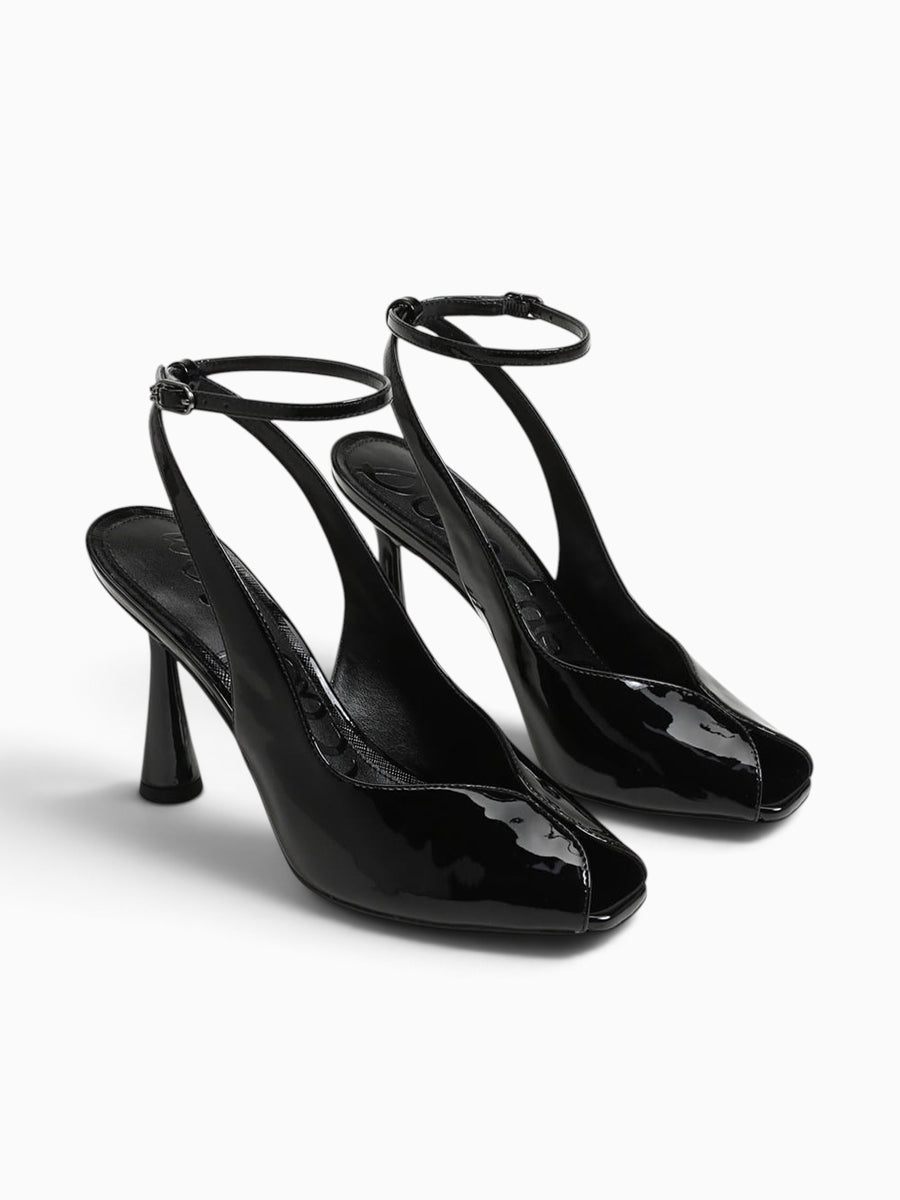 Esme Black Dress Patent Black / 5 / M