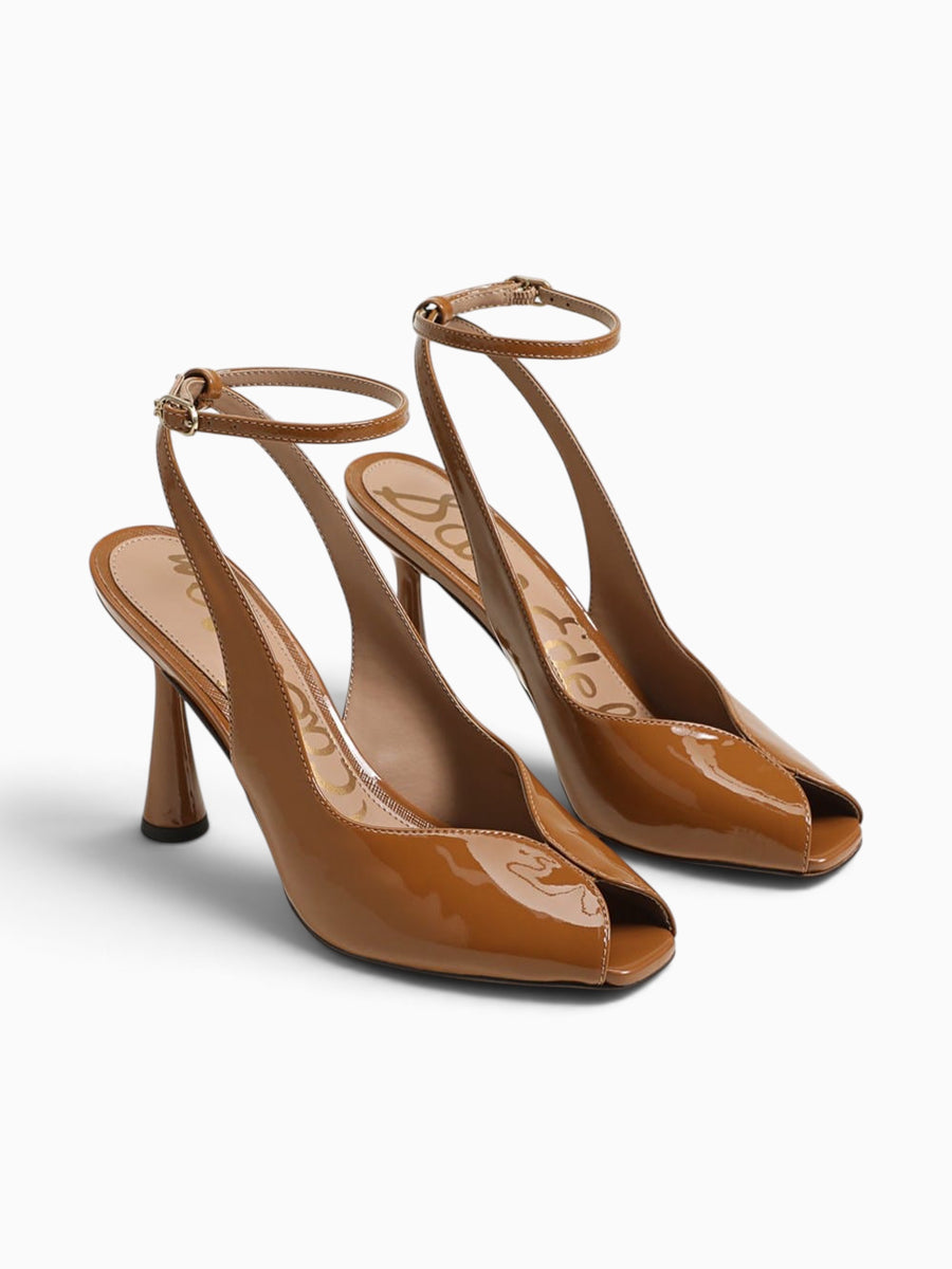 Esme Dalia Tan Dress Patent Tan / 5 / M