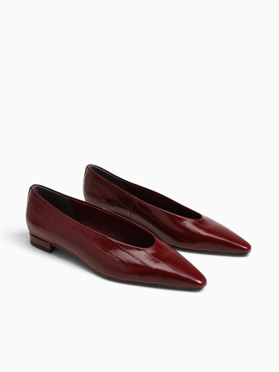 Emory Cabernet Red Polished Eel Red / 5 / M