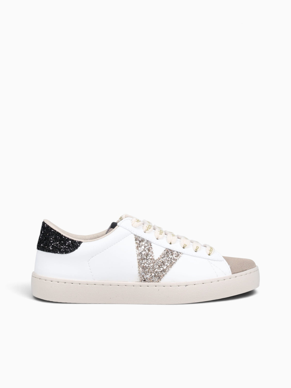 Berlin Glitter Cordon Negro Leather White Multi / 5 / M